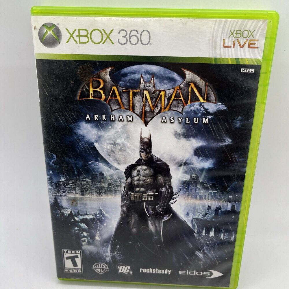 Batman: Arkham Asylum (Xbox 360, 2009) Complete Tested Working